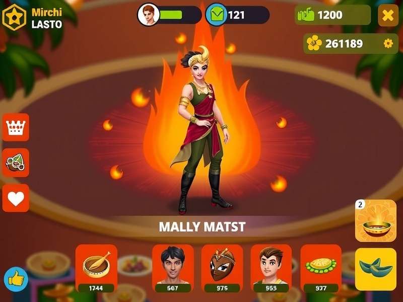 Mirchi Rush Master character customization